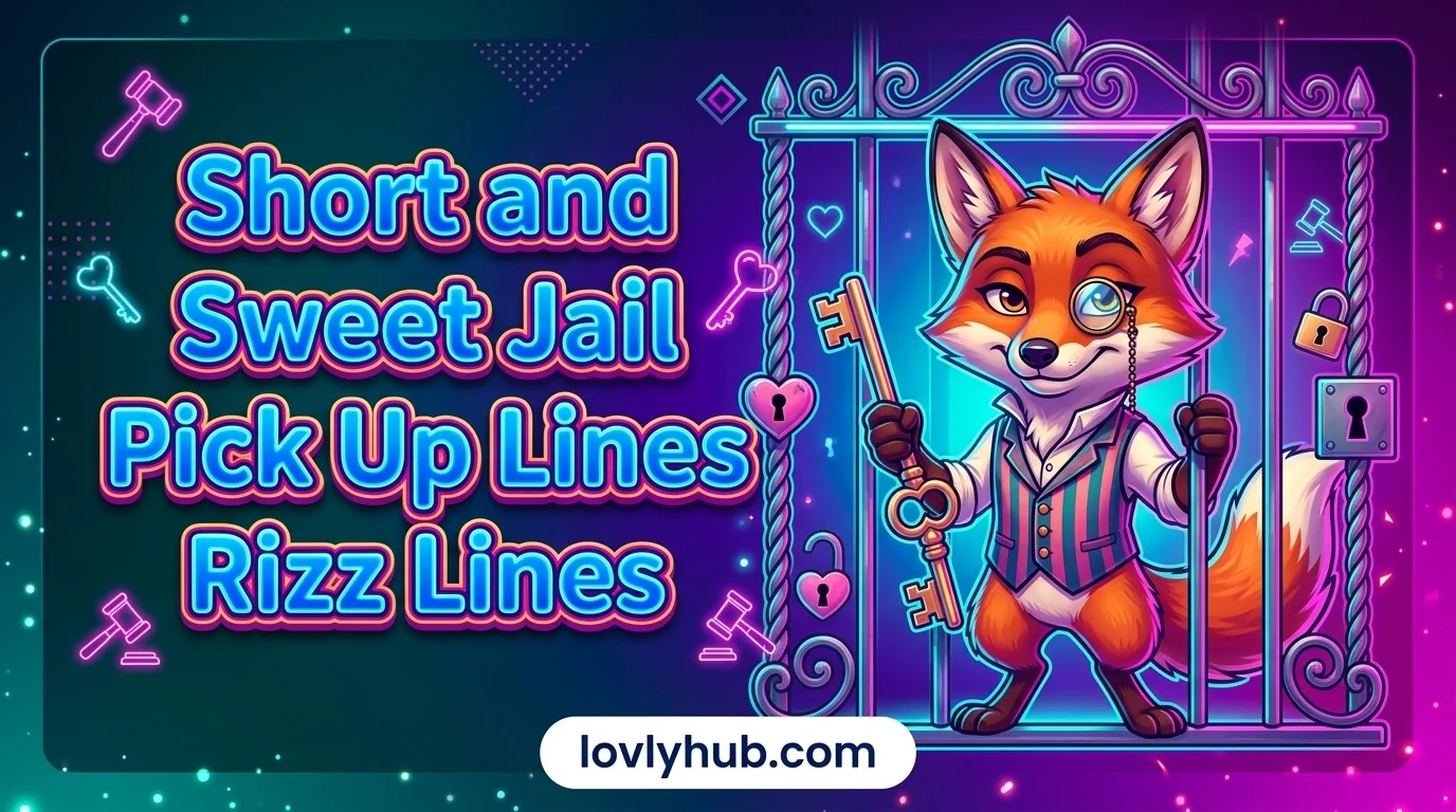 Short and Sweet Jail Pick Up Lines Rizz Lines