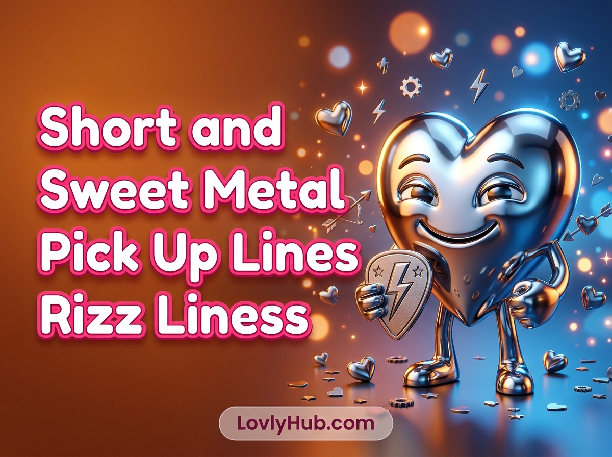 Short and Sweet Metal Pick Up Lines Rizz Lines