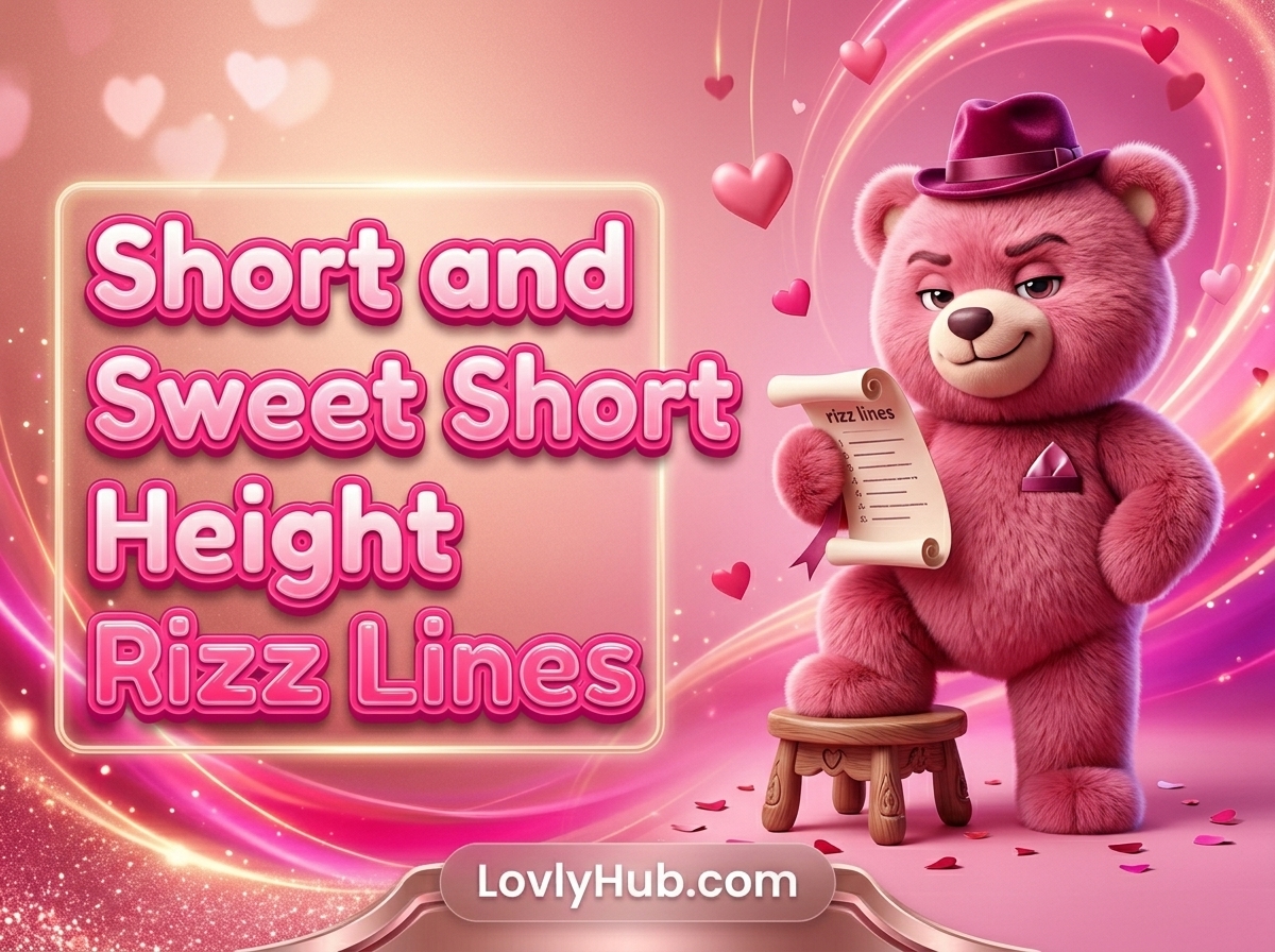 Short and Sweet Short Height Rizz Lines