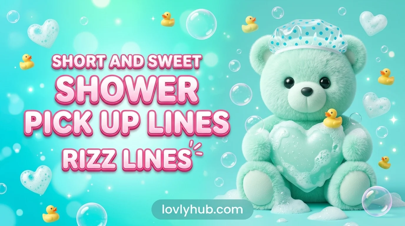Short and Sweet Shower Pick Up Lines Rizz Lines
