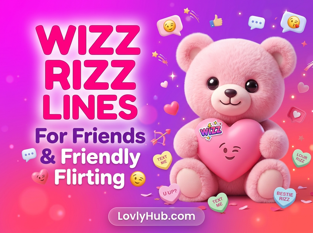 Wizz Rizz Lines for Friends and Friendly Flirting
