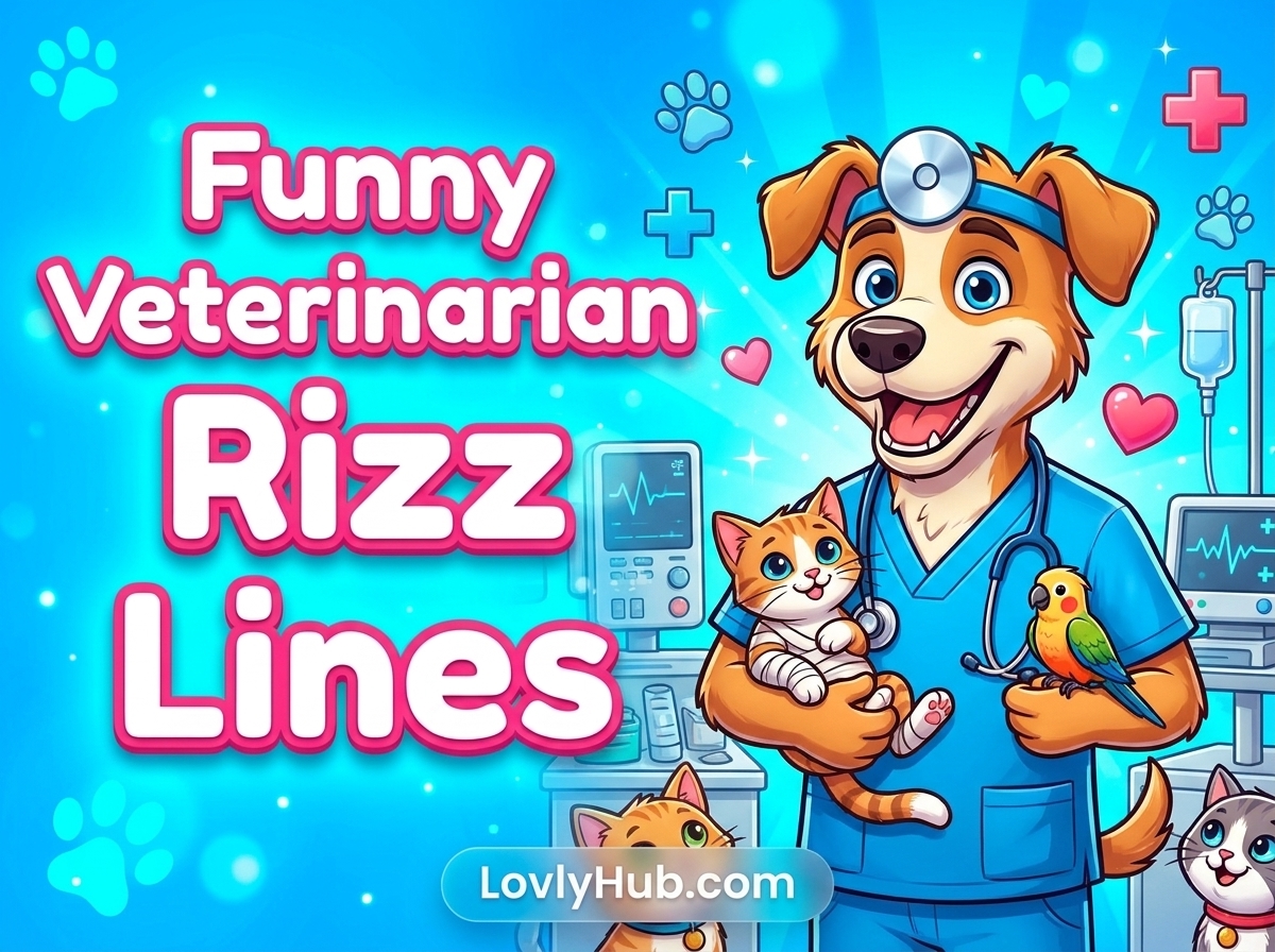 Funny Veterinarian Rizz LinesFunny Veterinarian Rizz Lines