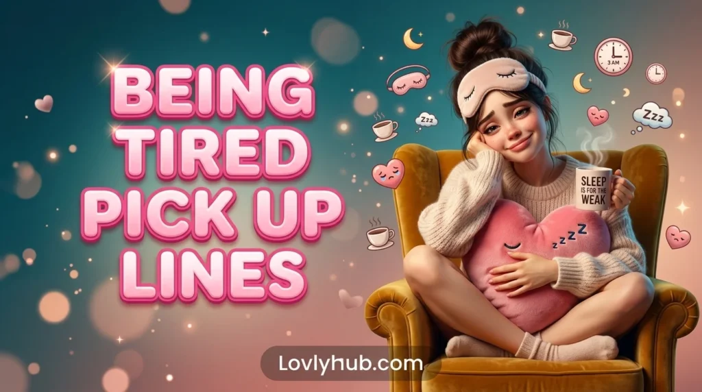 Being Tired Pick Up Lines