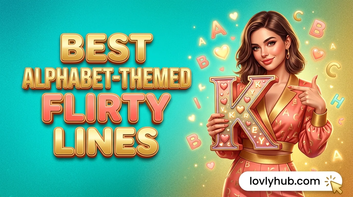 Best Alphabet-Themed Flirty Lines