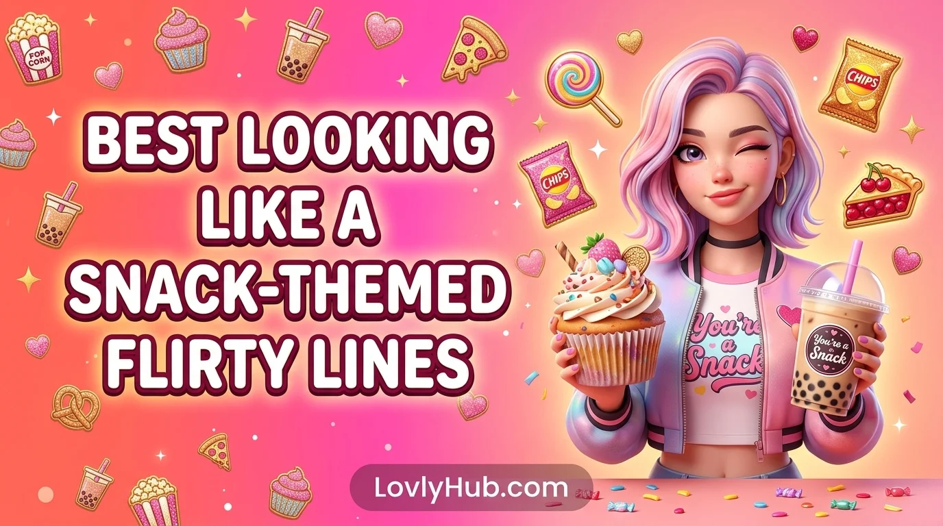 Best Looking Like a Snack-Themed Flirty Lines