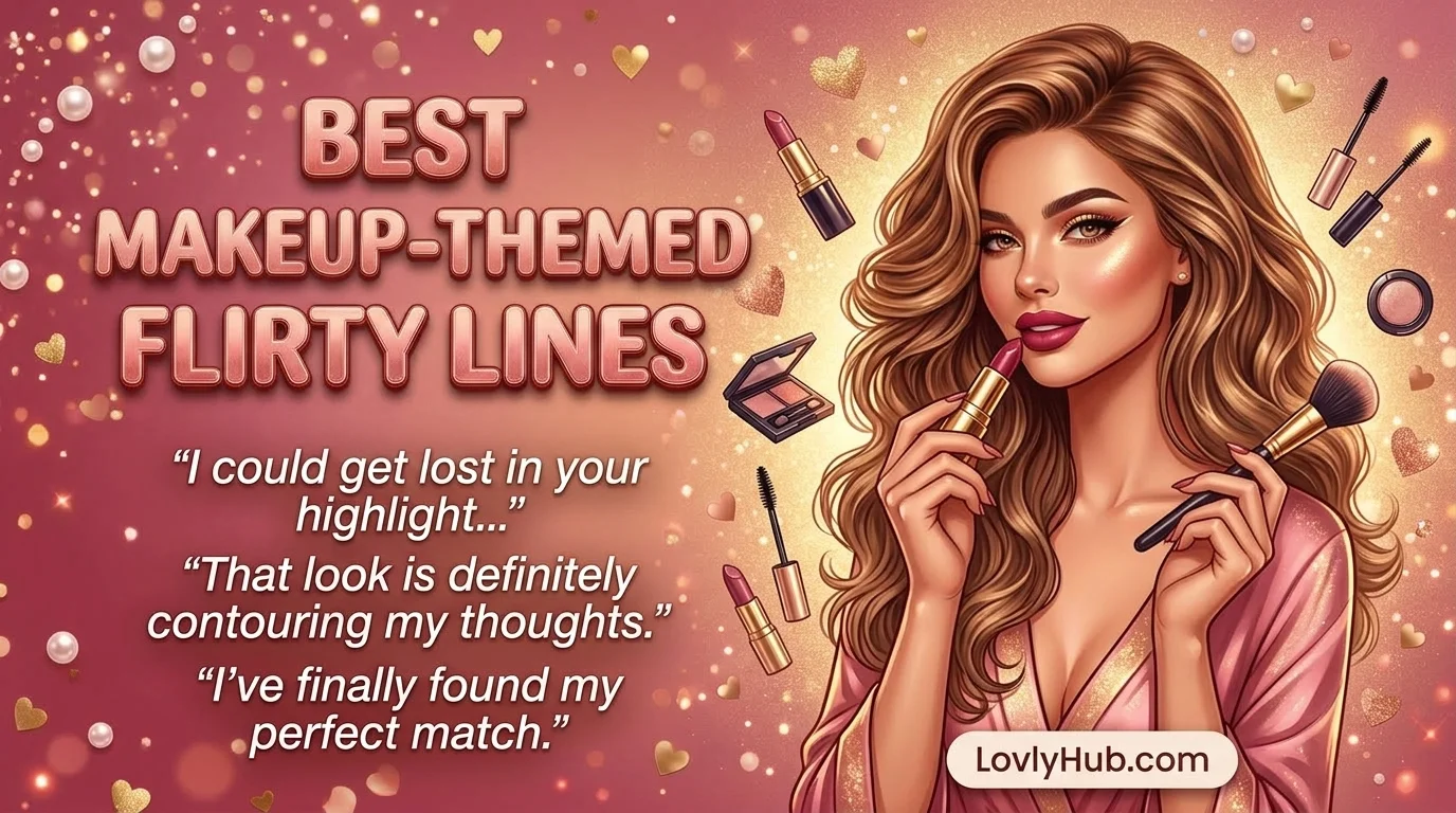 Best Makeup-Themed Flirty Lines