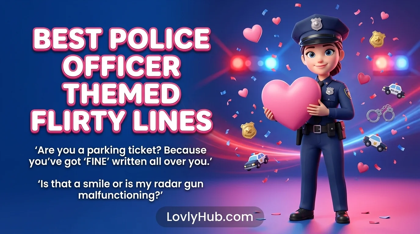 Best Police Officer-Themed Flirty Lines