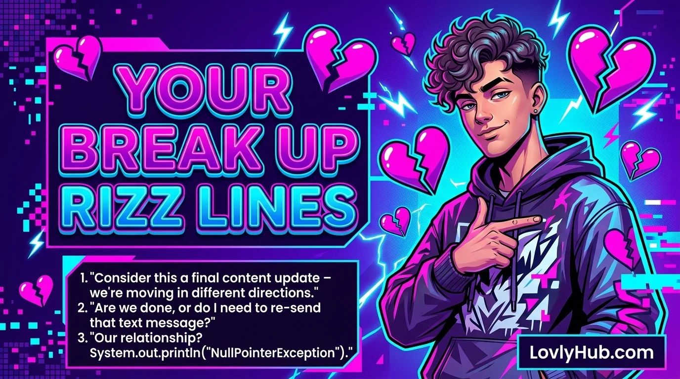 Break Up Rizz Lines