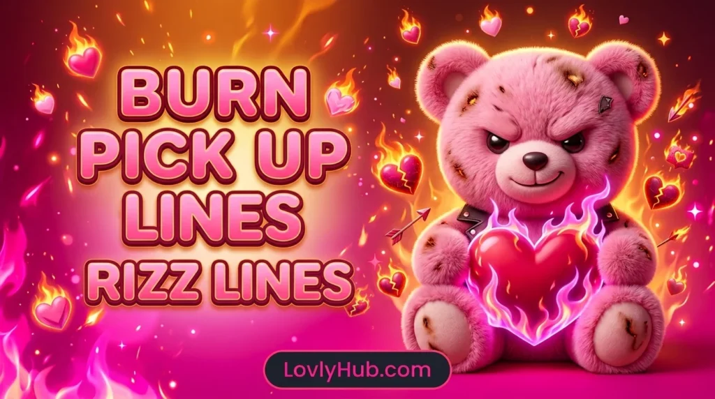 Burn Pick Up Lines Rizz Lines