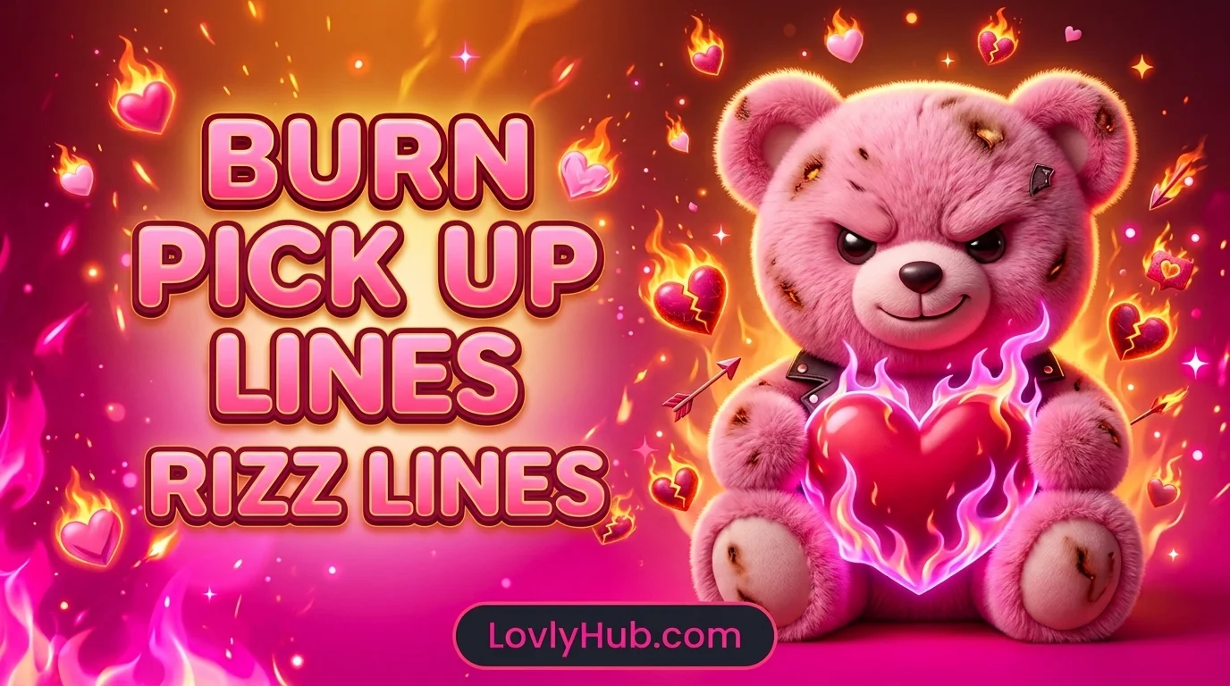Burn Pick Up Lines Rizz Lines