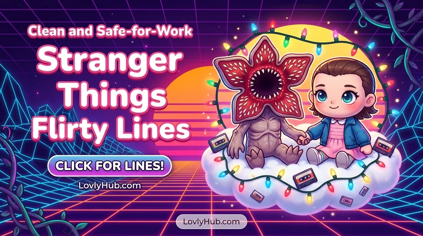 Clean and Safe-for-Work Stranger Things Flirty Lines