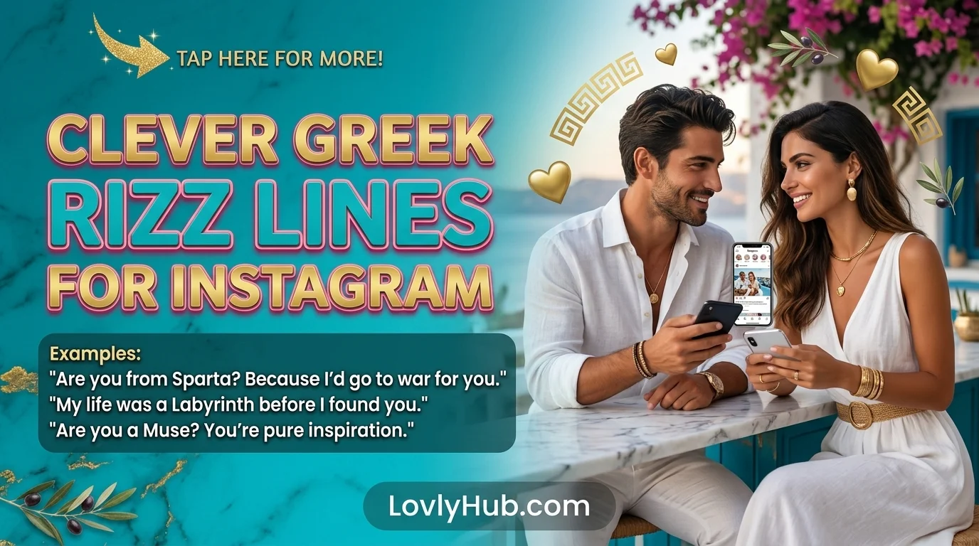 Clever Greek Rizz Lines for Instagram