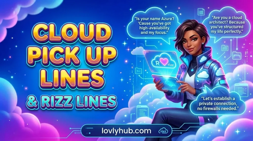 Cloud Pick Up Lines Rizz Lines