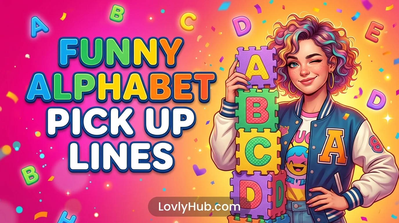 Funny Alphabet Pick Up Lines
