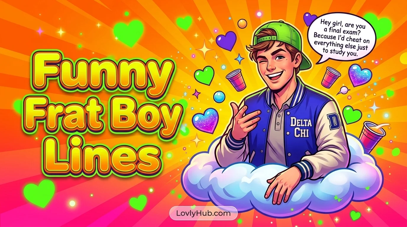 Funny Frat Boy Rizz Lines