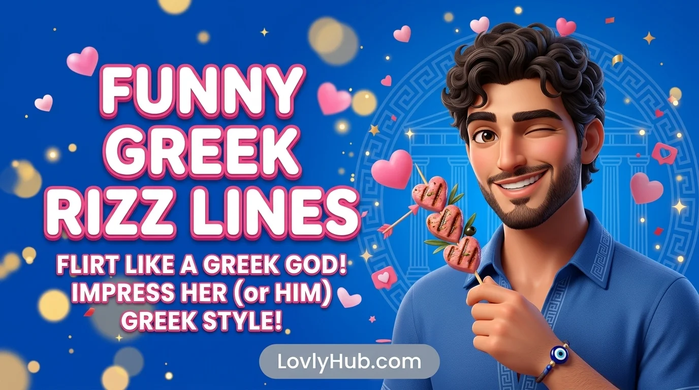 Funny Greek Rizz Lines