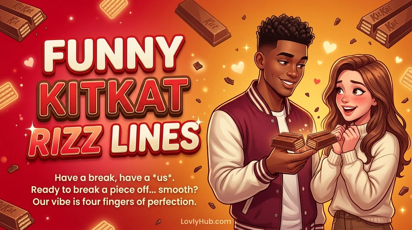 Funny KitKat Rizz Lines
