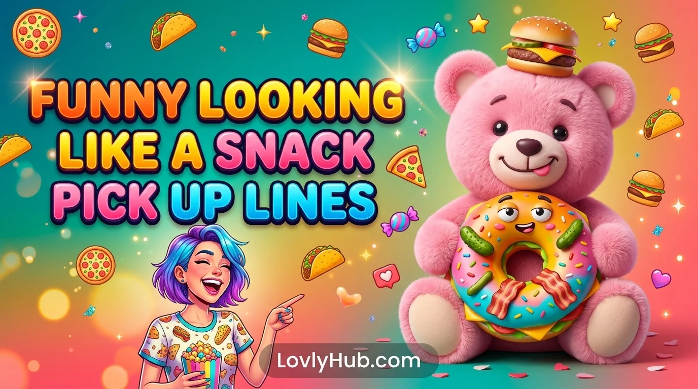 Funny Looking Like a Snack Pick Up Lines