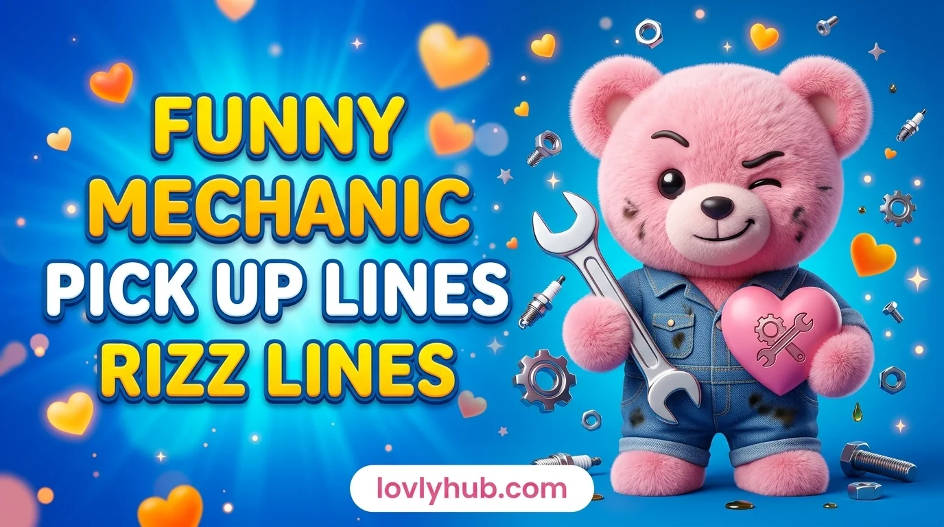 Funny Mechanic Pick Up Lines Rizz Lines