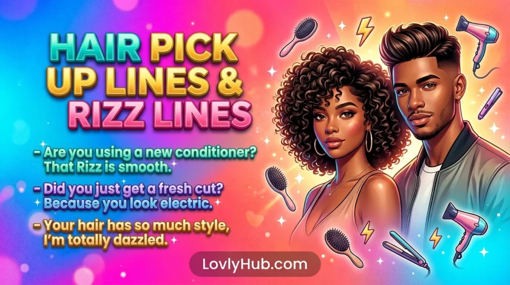 Hair Pick Up Lines Rizz Lines