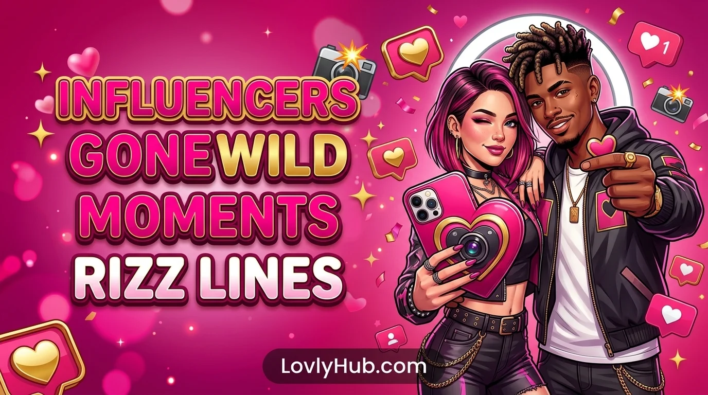 Influencers Gonewild Moments Rizz Lines