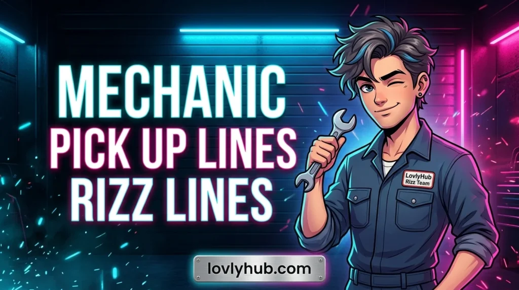 Mechanic Pick Up Lines Rizz Lines