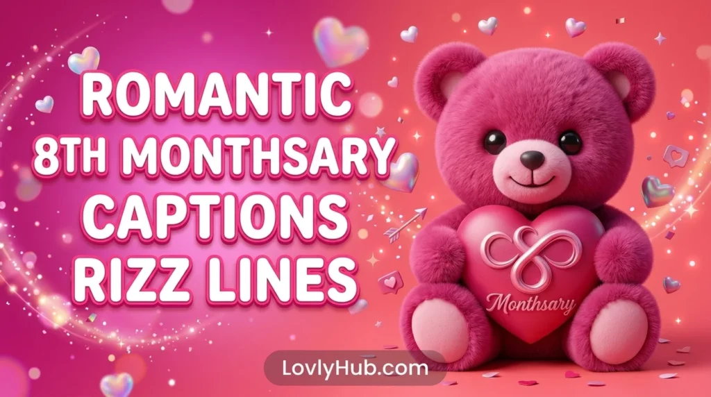 Romantic 8th Monthsary Captions Rizz Lines
