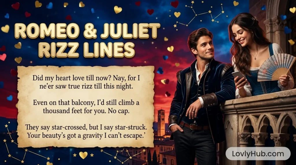 Romeo and Juliet Rizz Lines