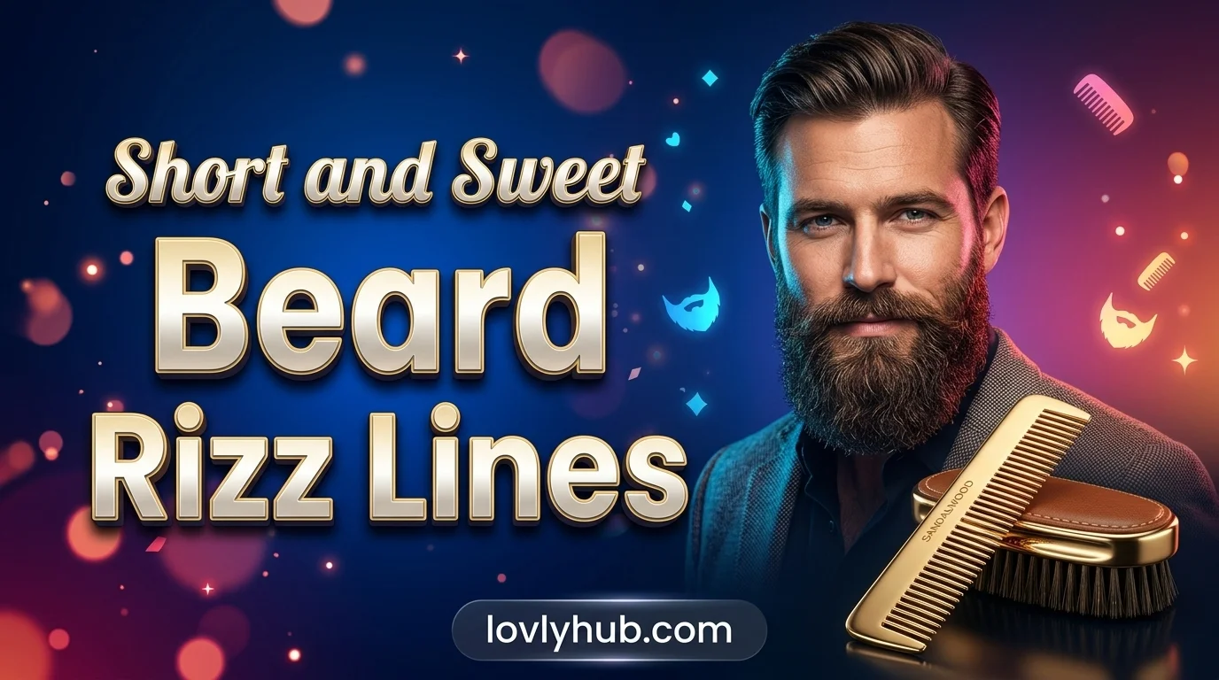 Short and Sweet Beard Rizz Lines