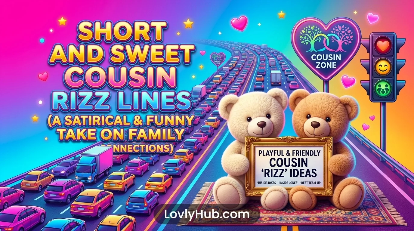 Short and Sweet Cousin Rizz Lines