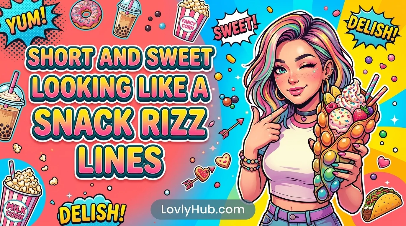 Short and Sweet Looking Like a Snack Rizz Lines