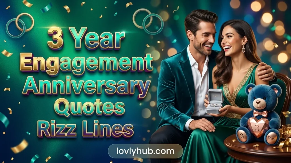 3 Year Engagement Anniversary Quotes Rizz Lines