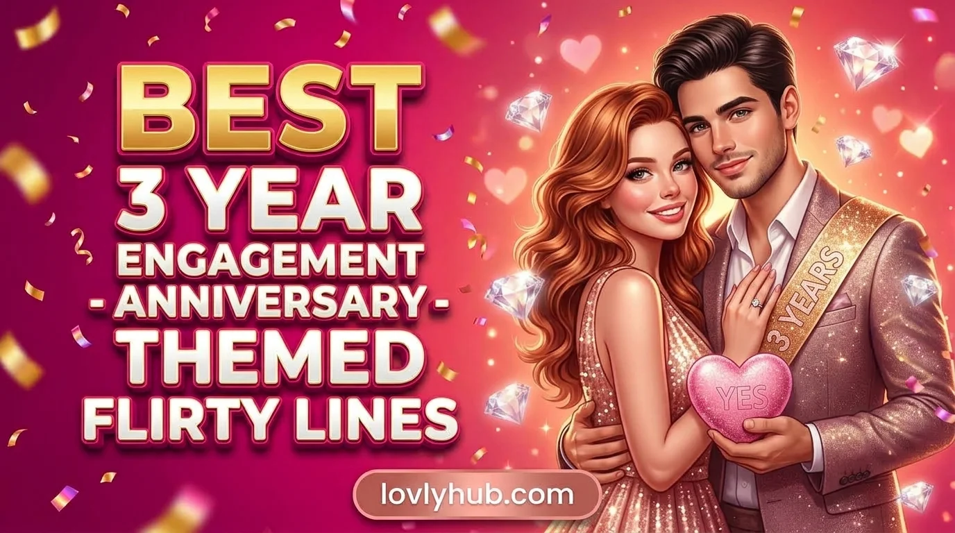 Best 3 Year Engagement Anniversary-Themed Flirty Lines