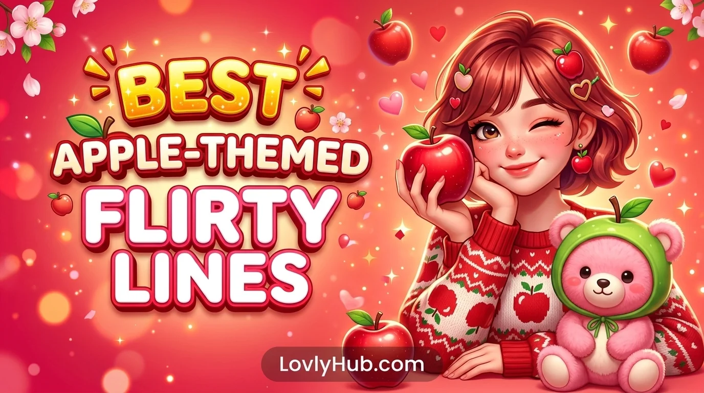 Best Apple-Themed Flirty Lines