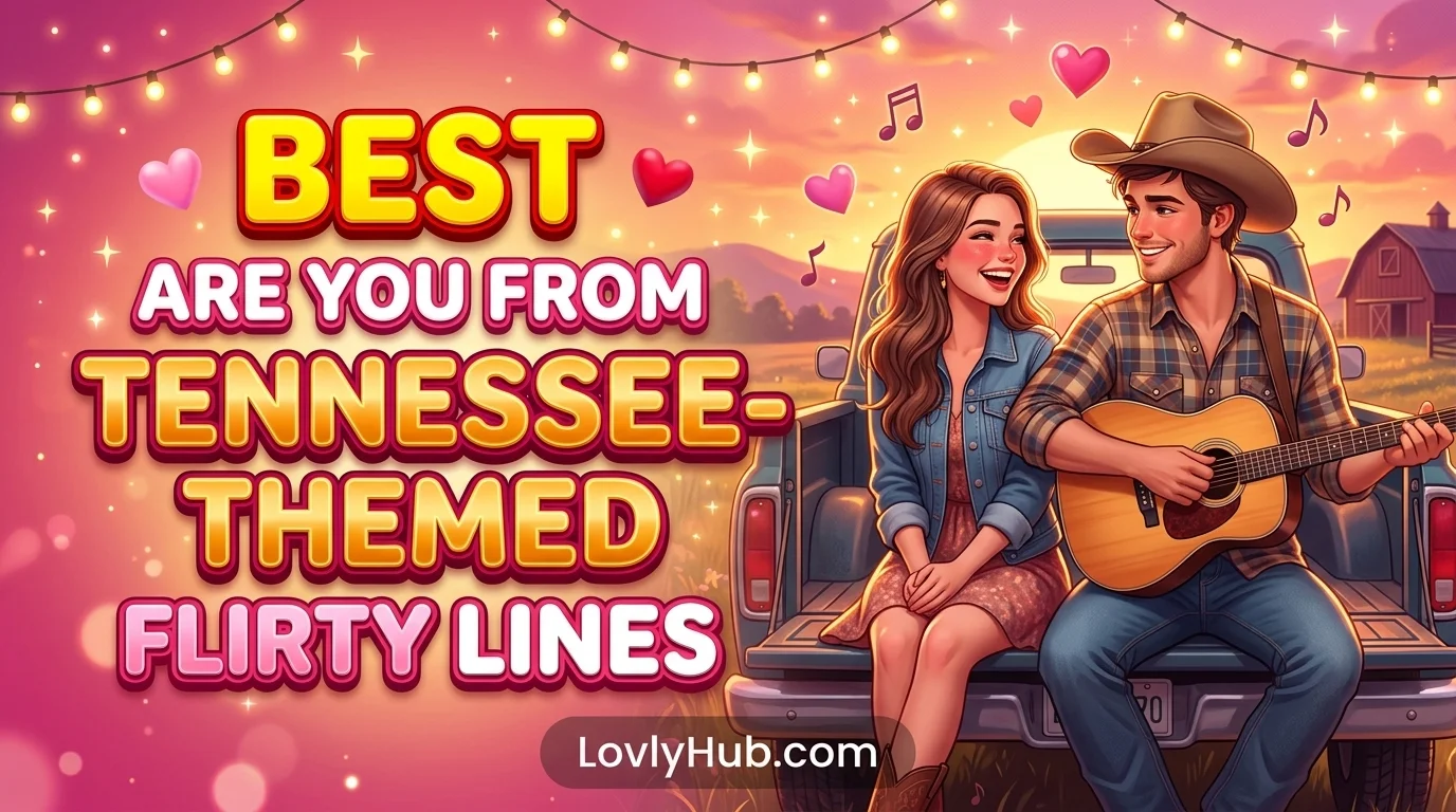 Best Are You From Tennessee-Themed Flirty Lines