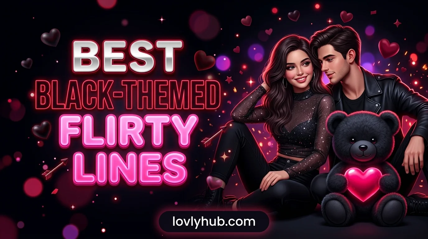 Best Black-Themed Flirty Lines