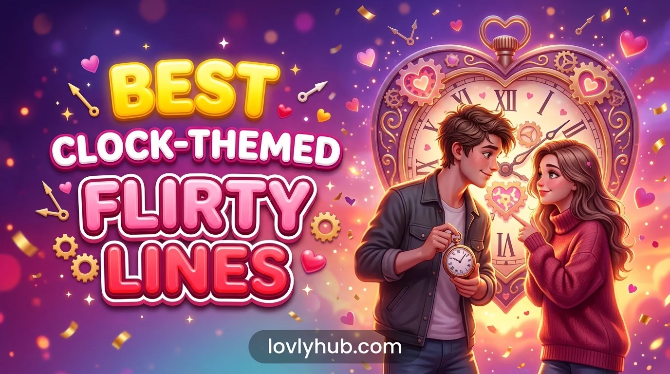 Best Clock-Themed Flirty Lines