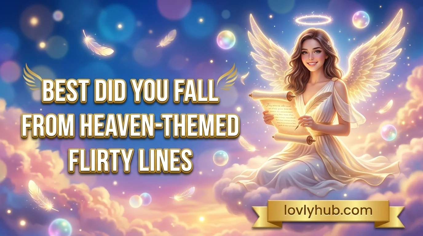Best Did You Fall From Heaven-Themed Flirty Lines