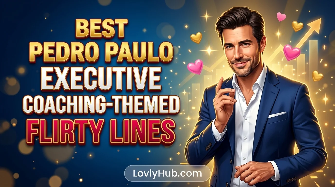 Best Pedro Paulo Executive Coaching-Themed Flirty Lines