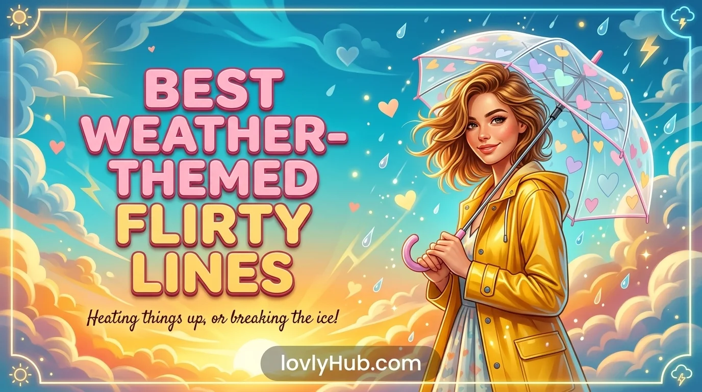 Best Weather-Themed Flirty Lines