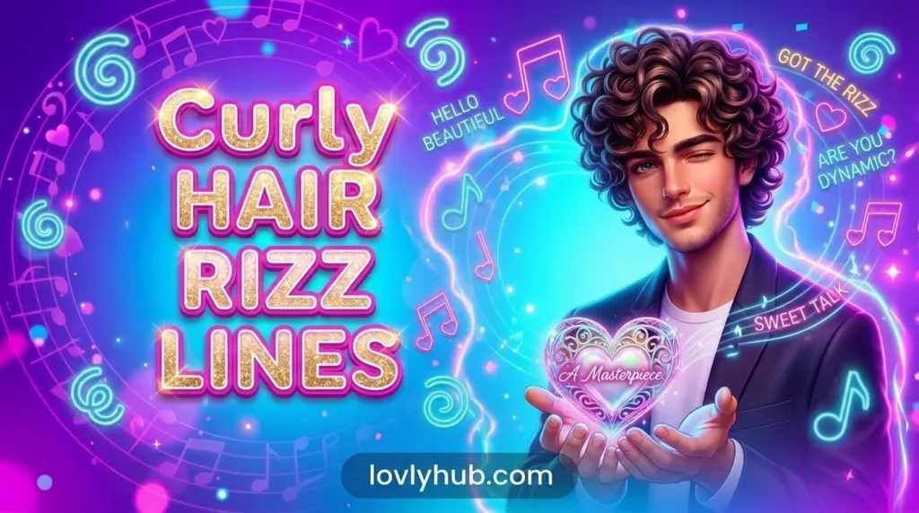 Curly Hair Rizz Lines