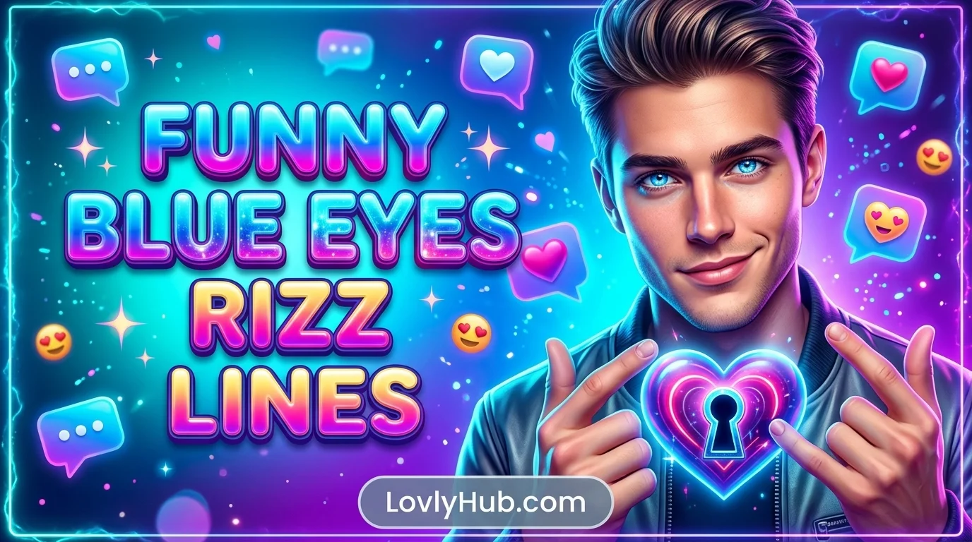 Funny Blue Eyes Rizz Lines
