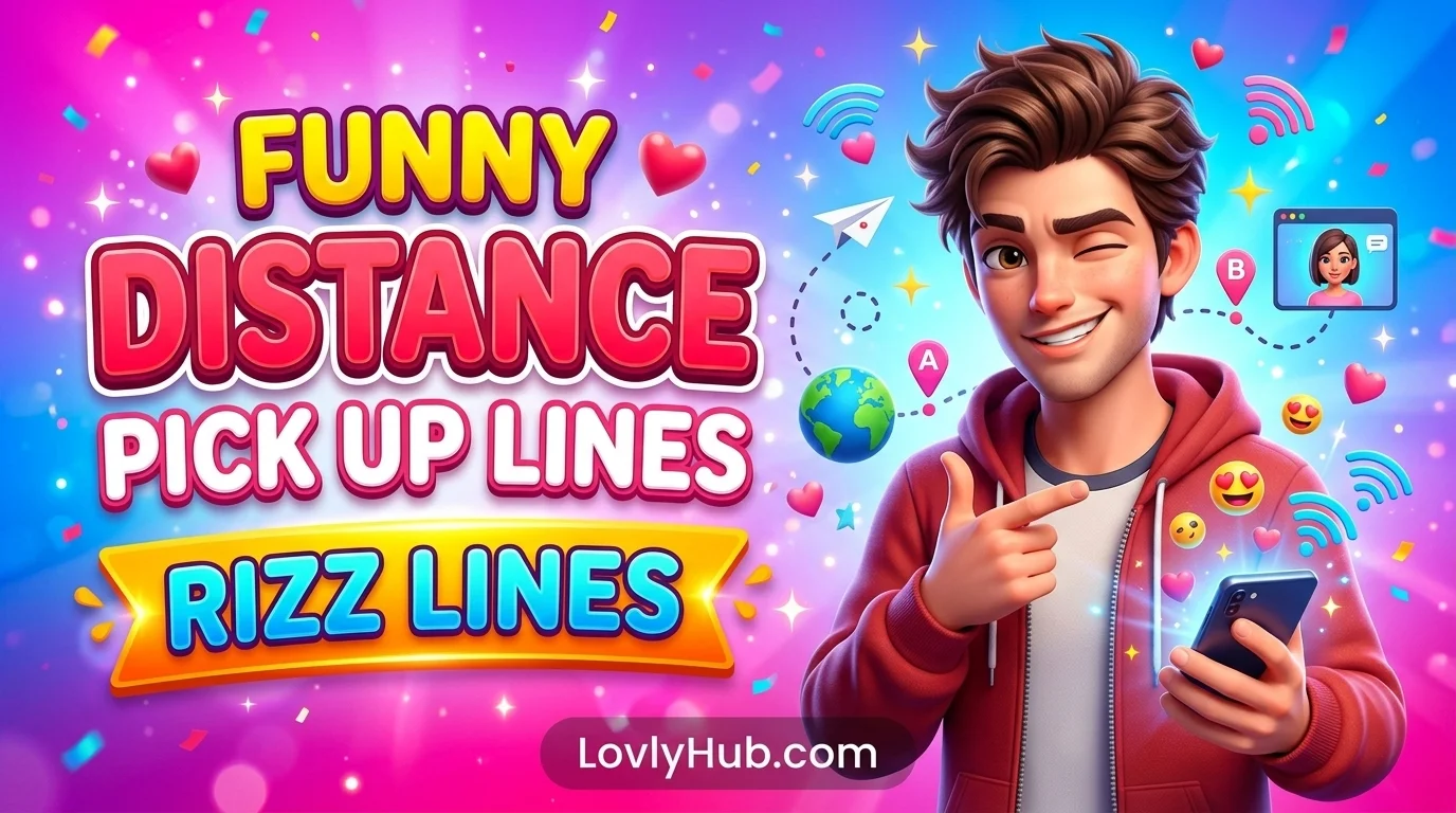 Funny Distance Pick Up Lines Rizz Lines