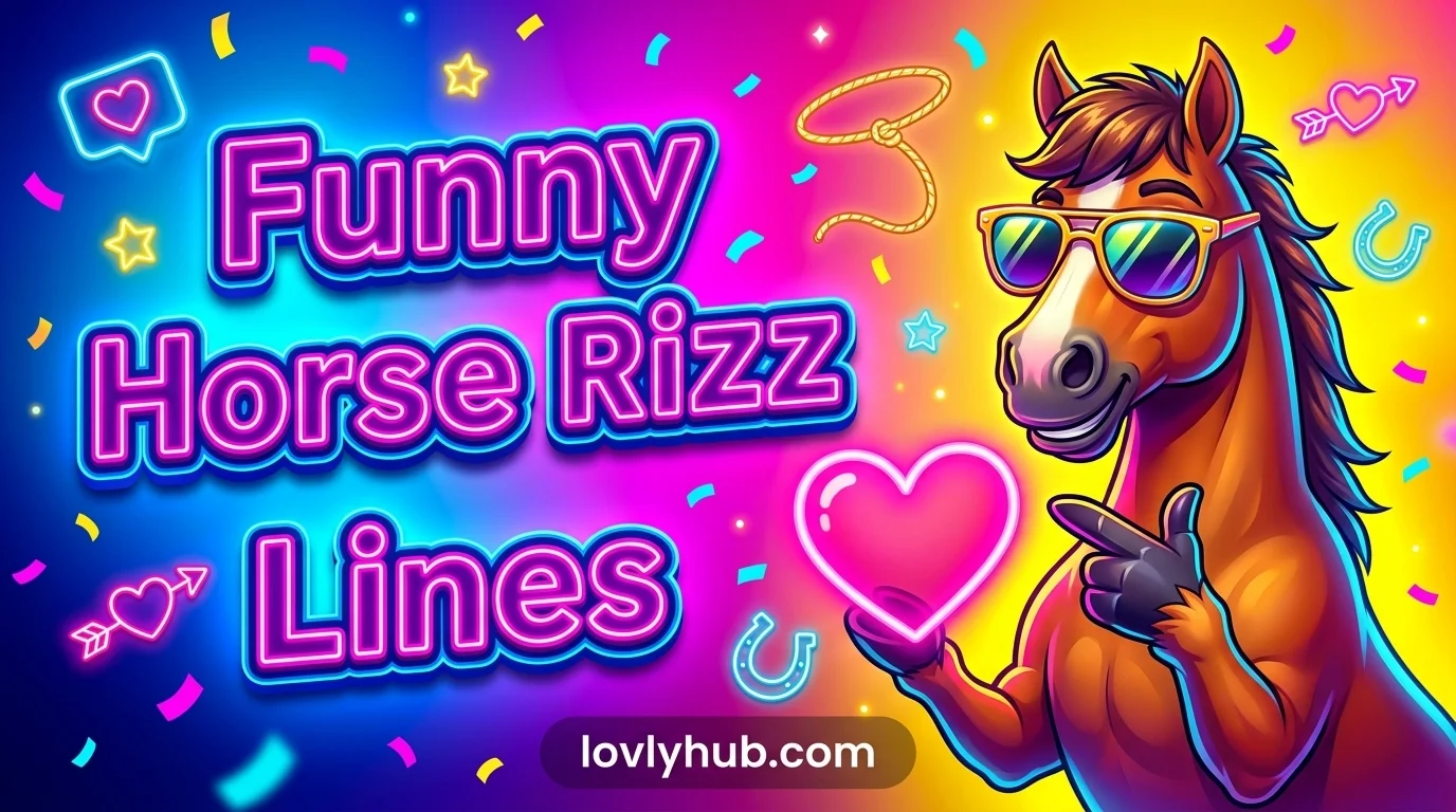 Funny Horse Rizz Lines