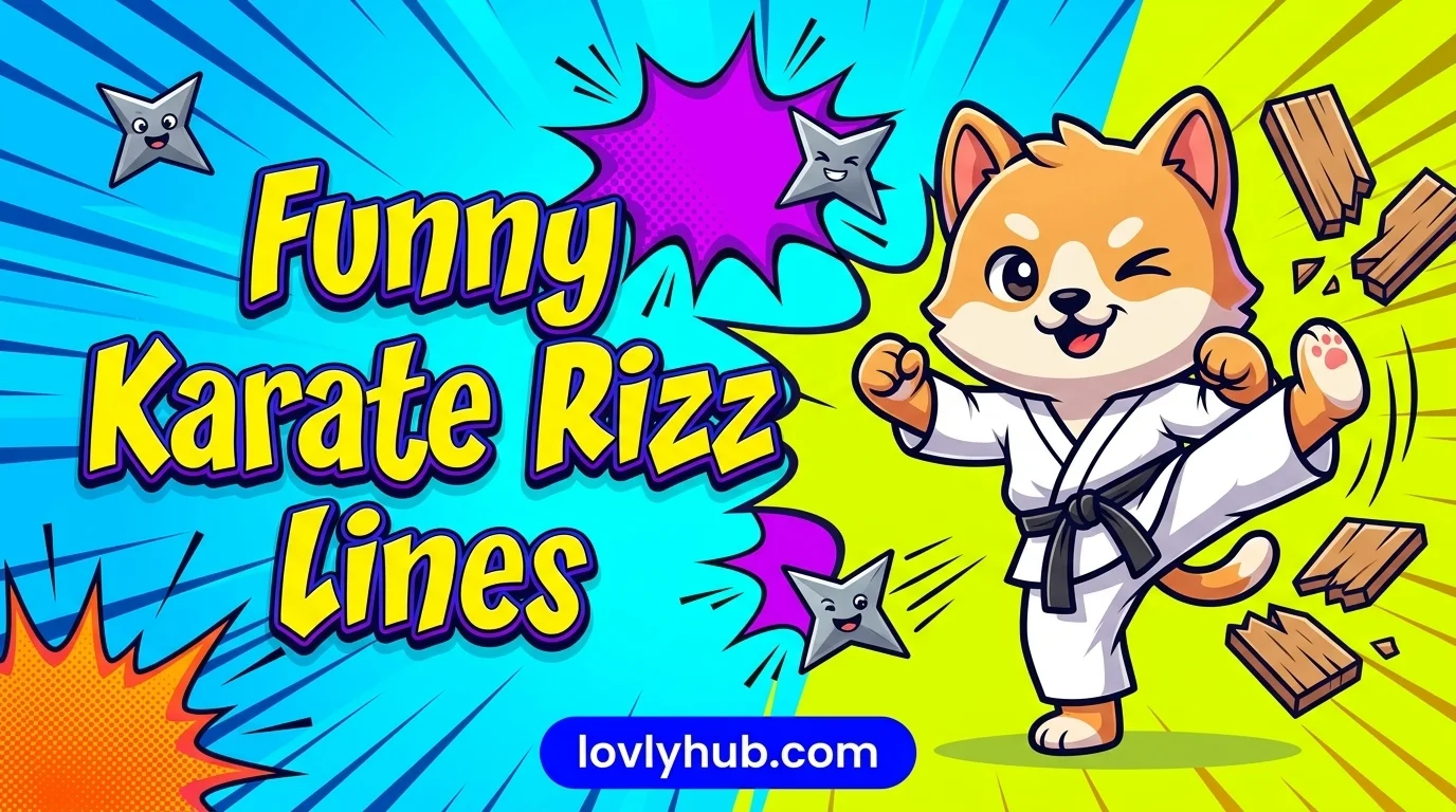 Funny Karate Rizz Lines