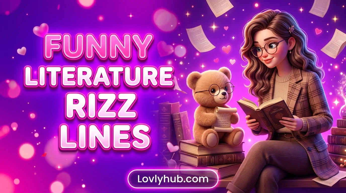Funny Literature Rizz Lines