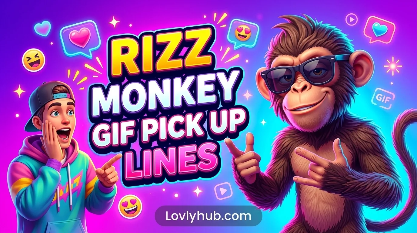 Rizz Monkey GIF Pick Up Lines