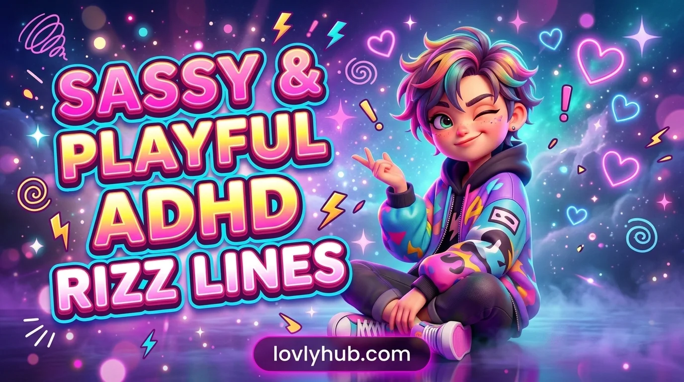 Sassy & Playful ADHD Rizz Lines