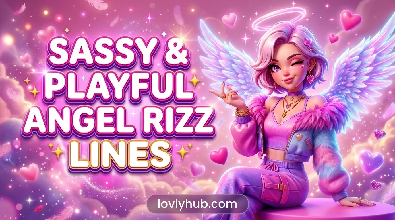 Sassy & Playful Angel Rizz Lines