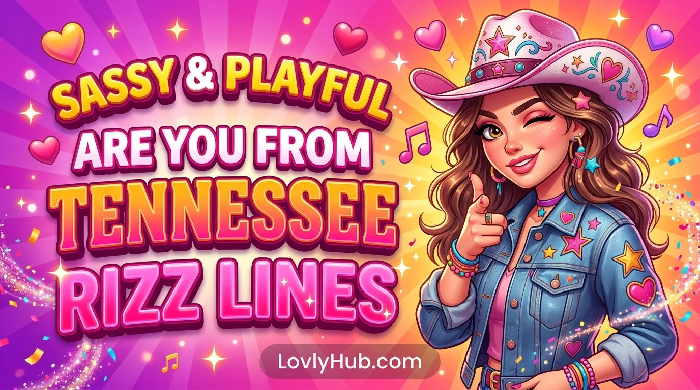 Sassy & Playful Are You From Tennessee Rizz Lines